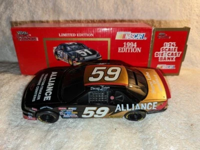 🌟 Dennis Setzer 59 NEW! Racing Champions NASCAR Cast Bank 1:24 Scale 1990's - Image 1 of 3