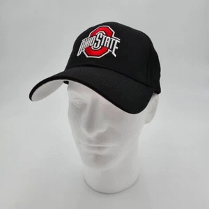 Ohio State Buckeyes Hat Adult One Size Black Adjustable Embroidered Cap NCAA - Picture 1 of 5