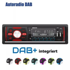 DAB+ Autoradio RDS AM FM Bluetooth Freisprecheinrichtung 2x USB SD AUX IN 1DIN - Bild 1 von 14