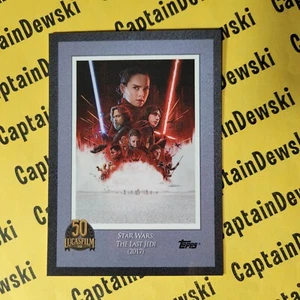 THE LAST JEDI 2021 Topps Now Star Wars: Lucasfilm 50th Anniversary PR3031 #8 - Imagen 1 de 2