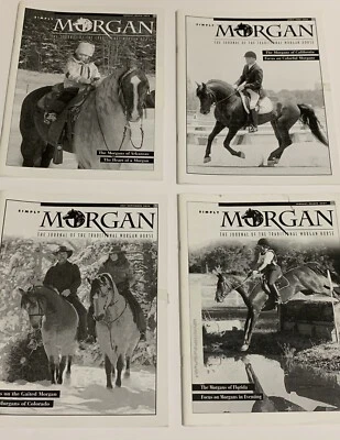 4 X Simply Morgan Journal Of The Traditional Morgan Horse Magazines 2006, 2007 - Image 1 of 4