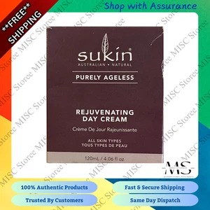 Sukin Purely Ageless Rejuvenating Day Cream for All skin Type 120ml - Brand New - Picture 1 of 3