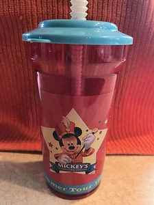 1999 Disney Mickey's Hometown Parade Summer Tour Tumbler With Lid & Straw - Picture 1 of 5