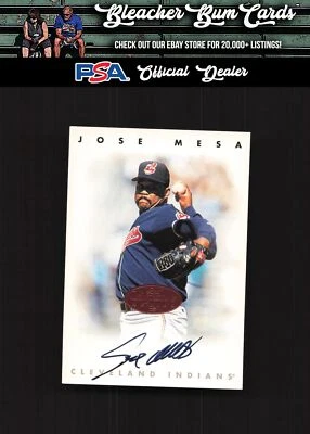 Serie Leaf Signature 1996 NNO José Mesa autógrafos bronce Foto 1 de 2