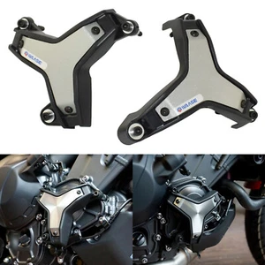 Grigio protezione carter motore crash sliders per YAMAHA FZ09 MT-09 SP 2021-2022 - Picture 1 of 7