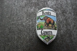 Kents Cavern Walking Stick Mount Badge Stocknagel (L1W) *NO NAILS PROVIDED* - Picture 1 of 2