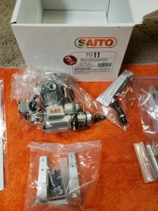 Saito Engine - Saito FG 11 - FG11 Pump - Gas motor - New - Picture 1 of 18