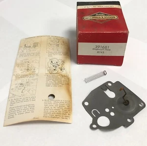 BRIGGS & STRATTON PARTE # 391681, KIT DE MONTAJE DE DIAFRAGMA DE BOMBA DE CARBURADOR/ESTRANGULADOR-OEM - Imagen 1 de 5