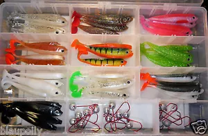 40 Lieblingsköder Firetiger Barsch-Box 10 CM & 18 Gabarits Perche Softbait - Photo 1/1