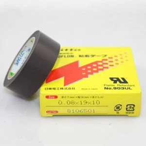 PTFE Film Heat-resistant Insulation Adhesive Tape Nitto 903UL 0.08mmx19mmx10m - Picture 1 of 3