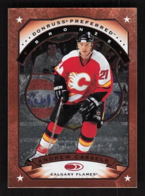 1997 Donruss Preferred Bronze #94 Andrew Cassels  Calgary Flames - Image 1 of 2