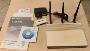 Wireless N Access Point TP-LINK TL-WA901ND 300Mbps POE perfettamente funzionante - Imagen 1 de 7
