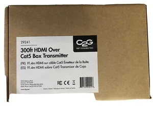 CABLESTOGO C2G TRULINK 29241 HDMI HDBASET OVER CAT5 EXTENDER TRANSMITTER BOX NEW - Picture 1 of 3