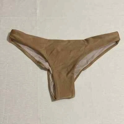 Parte inferior de bikini PILYQ Cliff básica acanalada para mujer talla M o L Foto 1 de 4