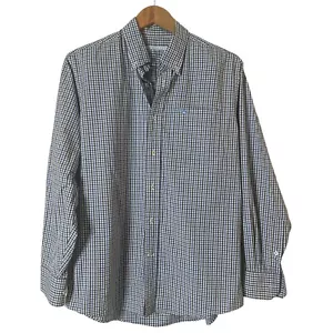 Southern Tide Herren kariertes Hemd mit Knopfleiste gestreift Langarm Tasche Gr. M - Bild 1 von 13