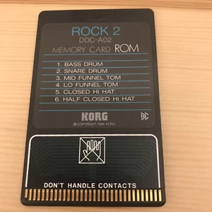 KORG DDC-A02 Rock 2 DDD-1, DDD-5 Drummachine Synthesizer Rom Card - Bild 1 von 1