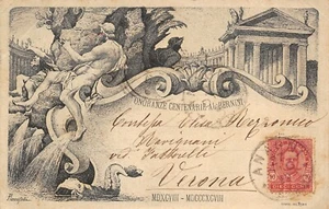 D0881) ONORANZE CENTENARIE A GIAN LORENZO BERNINI SCULTORE ARCHITETTO VIAGGIATA - Imagen 1 de 2