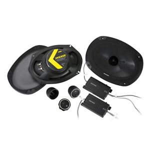 Kicker CS-Series 6"x9" 4 Ohm Component Speakers with 3/4" Tweeters 450W Peak