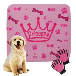 Pawriffic Washable Pee Pads for Dogs | 2 Pk | with FREE Pet Grooming gloves - Picture 1 of 9