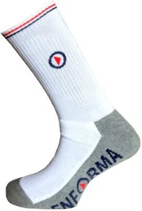 ENFORMA Hombres Tenis Pro medio Calcetines - Blanco, S - Imagen 1 de 1
