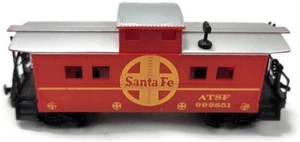 Santa Fe ATSF 999851 Red CabooseTrain Car HO Model Scale - Picture 1 of 6