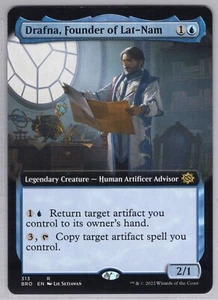1x Drafna, Founder of Lat-Nam *Extended Art* - The Brothers' War - Near Mint - Imagen 1 de 1