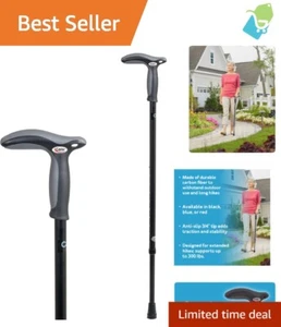 Bastón de fibra de carbono para caminar y caminar - Soporte fuerte y elegante de hasta 300 libras - Imagen 1 de 12