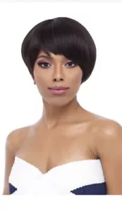 HARLEM 125 GOGO MASTER GM903 HH WIG Brown Bob Human Hair - Picture 1 of 5