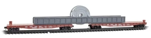 MTL 983 02 282 50' Flatcars with Impeller on Girder Load Pennsylvania Railroad - Bild 1 von 1