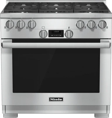 全新带盒 Miele Range 36 英寸型号 HR1134-1G,全气体 (120V),保修! — 第 1/4 张图片