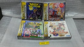 Sega Saturn Willy Wombat Shining Wisdom Winning Post Ex Rigroad Saga