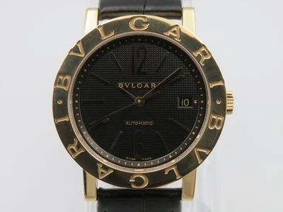 Bulgari BB 38 GL 18k Yellow Gold Men's Automatic Wristwatch w/ Service Records - Image 1 of 4