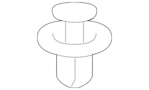 Genuine Toyota Lower Center Pillar Trim Clip 90467-06165-C0 - Picture 1 of 2