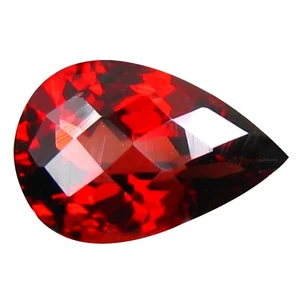 1.79 ct Pear Cut (9 x 6 mm) Tanzanian Pinkish Red Rhodolite Garnet Gemstone - Picture 1 of 1