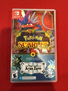 Pokemon Scarlet + Hidden Treasure of Area Zero Bundle | Nintendo Switch 2022 CIB - Picture 1 of 4
