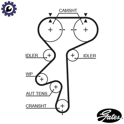 TIMING BELT 5461XS FOR DAEWOO VAUXHALL SINTRA ANTARA FRONTERA/Mk/II OMEGA 2.4L - Image 1 of 4