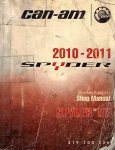 OEM Genuine Can-Am Owner's Service/Repair Manual 2010-2011 Spyder RT Roadster - Picture 1 of 2