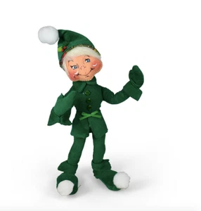 Annalee Christmas Yuletide Green Elf 9" New 2024 510424 Open Mouth See 2ndPix - Picture 1 of 2