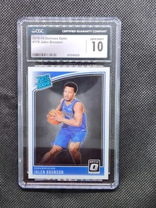 2018 Donruss Optic Jalen Brunson RC Rated Rookie CGC 10 - Picture 1 of 2