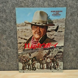 John Wayne & The Cowboys Japanese Movie Program 1972Warner Bros - Picture 1 of 10