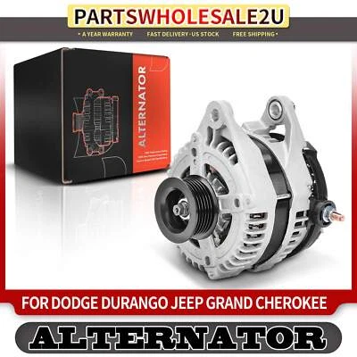 Alternator for Jeep Grand Cherokee Dodge Commander Durango 160A 12V CW 6-Groove Foto 1 de 4