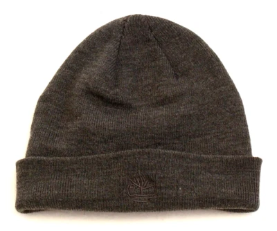 Timberland Gris Tejido Puño Gorro Para Hombre Talla Única NUEVO Foto 1 de 2