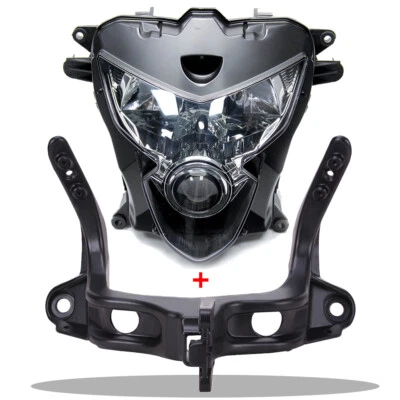 Faro delantero con soporte superior 04 05 para Suzuki GSXR600 GSXR750 2004-2005 Foto 1 de 4