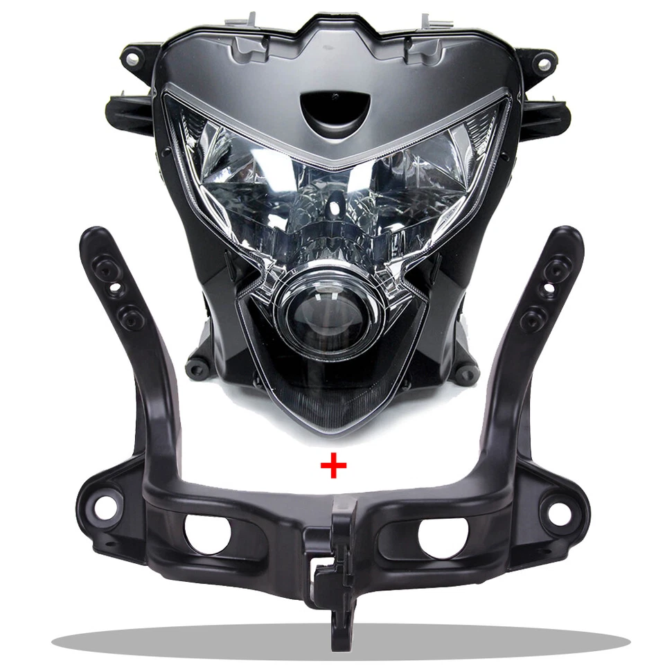 For 2004-2005 Suzuki GSXR600 GSXR750 Front Headlight +Upper Stay Fairing Bracket Foto 1 de 4