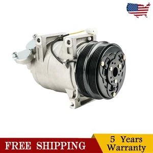 Compresor de aire acondicionado con polea de 10 ranuras para Volvo C30 2008-2013 C70 2004-2013 - Imagen 1 de 10