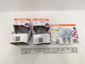 NEW Sylvania 2-pk 40W Clarity G25 Bulbs Indoor Soft White 2850K Dimmable (ob) - Picture 1 of 5