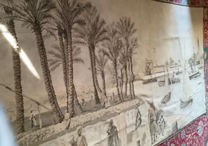 Vintage large tapestry in great condition.size 48”  x 92” - Picture 1 of 7