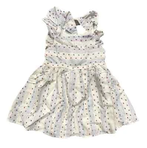 Toddler Girls' Short Sleeve Dress - Cat & Jack Red, White and Blue 2T - Picture 1 of 2