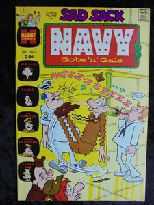 SAD SACK AZUL MARINO GOBS 'N' GALS #4 COPIA DE ARCHIVO HARVEY DE ALTA CALIDAD ¡CGC! - Imagen 1 de 2