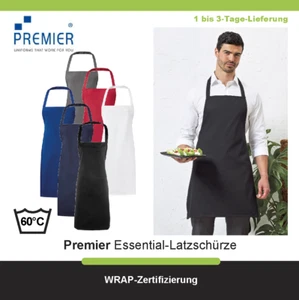 Schürze Barista, Bistroschürze, Premier Essential Latzschürze Lang- Digitaldruck - Bild 1 von 14